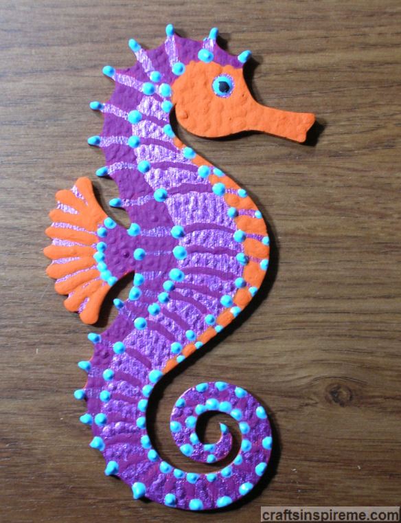 Finished Purple Seahorse