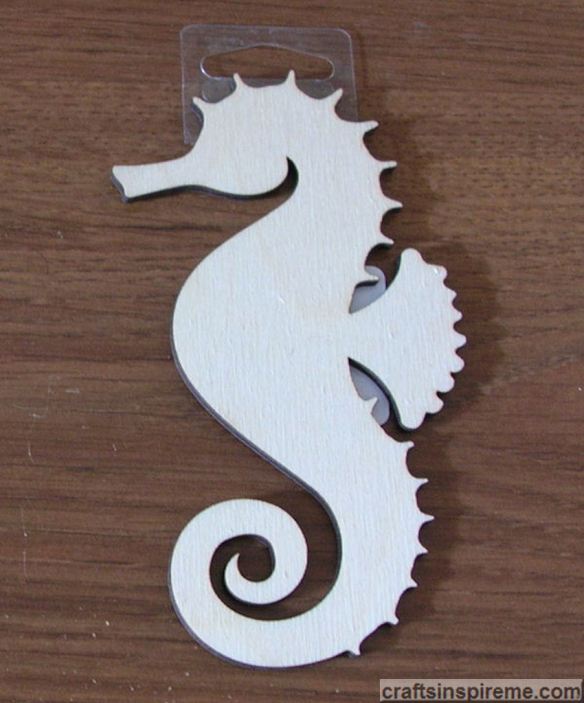Raw Wood Seahorse