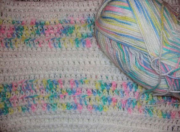 White Rainbow Baby Blankets