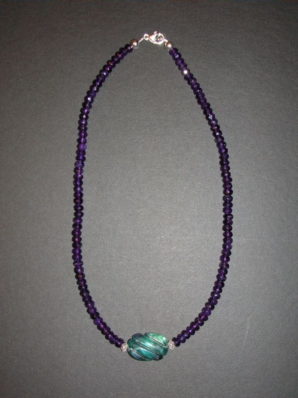 Amethyst & Fluorite Necklace