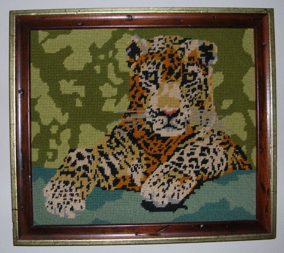 Jaguar Needlepoint