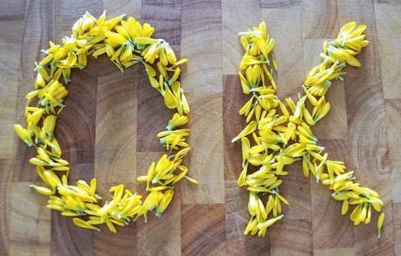 Floral Letters Wall Art