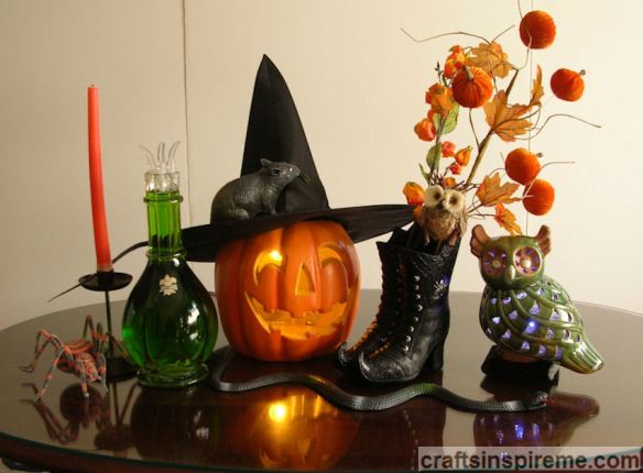 Finished Centerpiece Illuminated