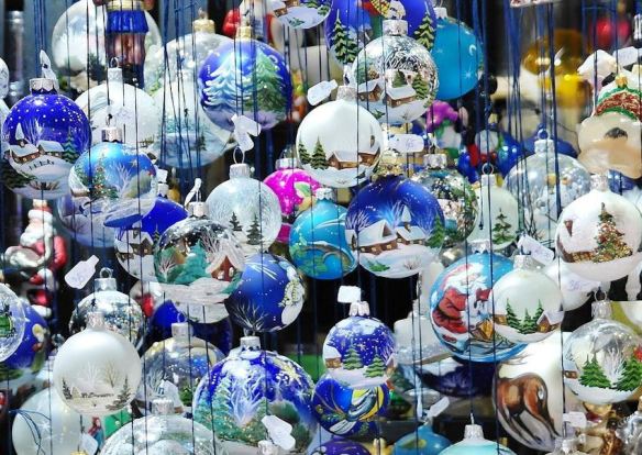 Hand Painted Glass Ornaments