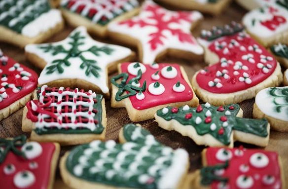 Decorated Christmas Cookies