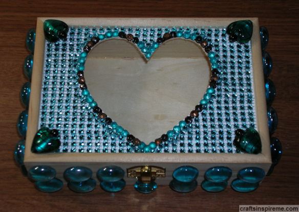 Completed Bejeweled Box