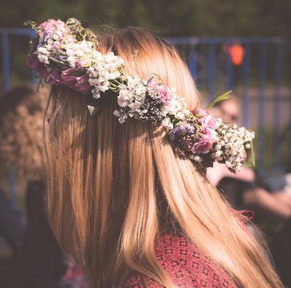 Dried Flowers Crown