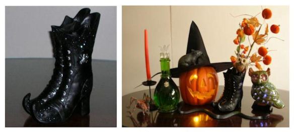 Witch Boots Centerpiece