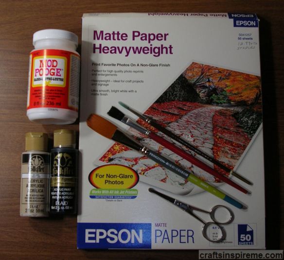 Pig Photo Plaque Supplies