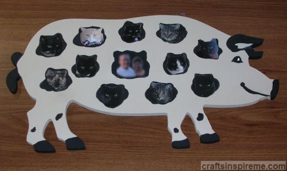 Glued Photos & Sealer Coat