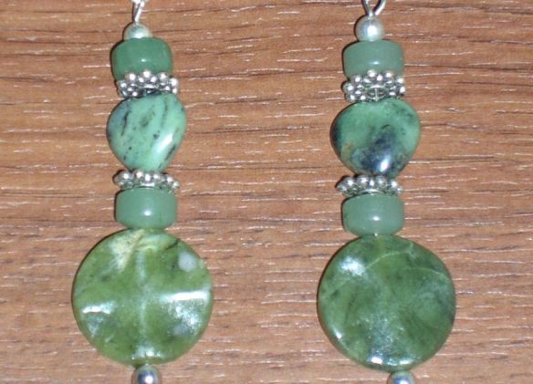 Green Earrings
