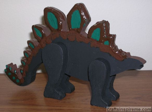 Dinosaur with Fabric Paint