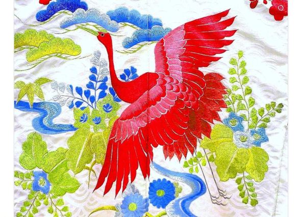 Embroidered Japanese Kimono