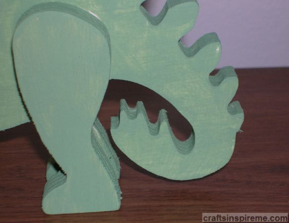 Dinosaur Tail Detail