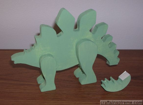 Dinosaur with Cut Tail