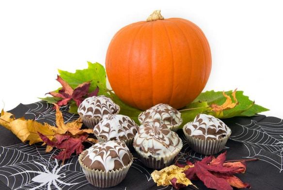 Spider Web Cupcakes