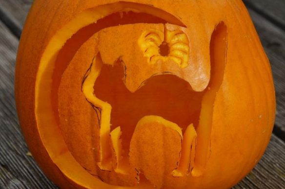 Cat & Spider Pumpkin