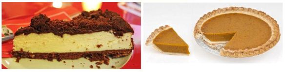 Chocolate Coffee Cheesecake Pumpkin Pie