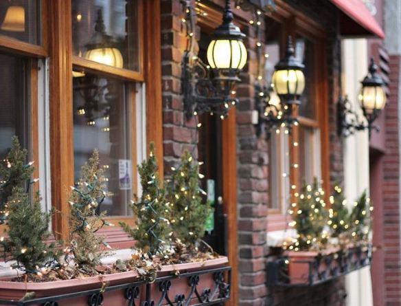 Decorated Flower Boxes