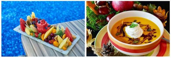 Fresh Fruit & Hot Soup