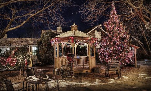 Lighted Gazebo
