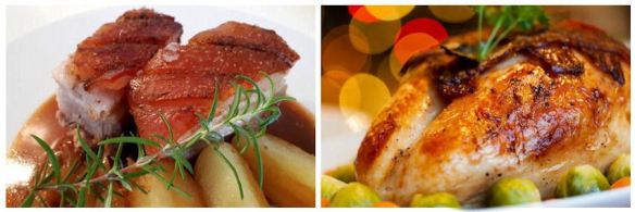 Roast Pork & Roast Turkey