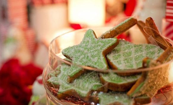 Frosted Gingerbread Cookies