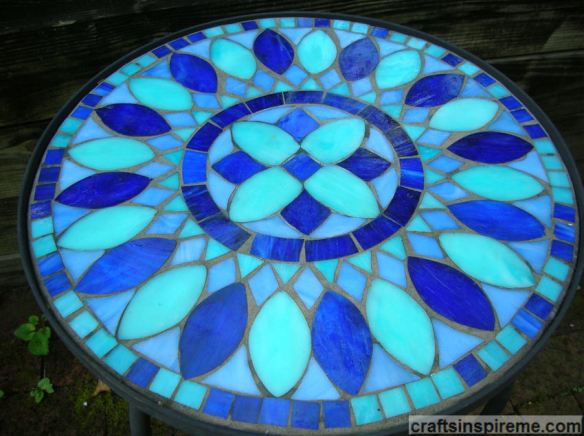 Glass Mosaic Table