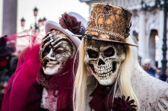 Venetian Skeleton Masks