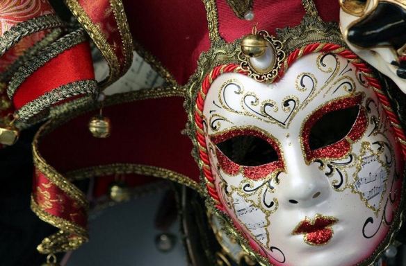 Venice Red Gold Jester