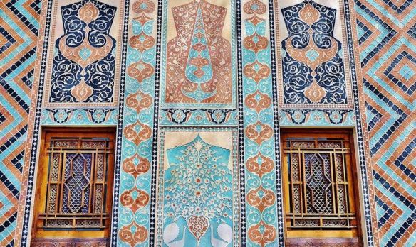 Mosaic Building Facade