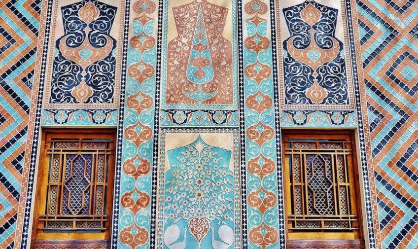 Mosaic Building Facade