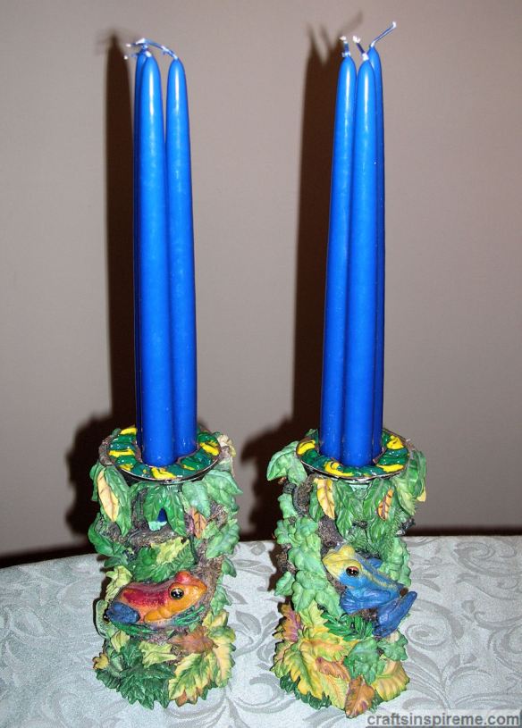 Completed Candleholders