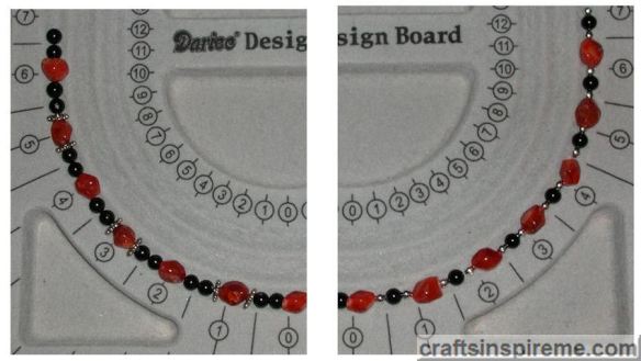 Onyx Carnelian & Metal Beads
