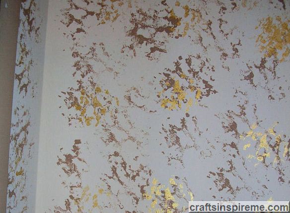 Sponge Painting Detail