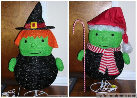 Halloween Witch vs. Christmas Elf