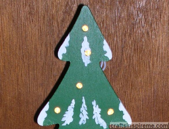 Lighted Tree Close Up