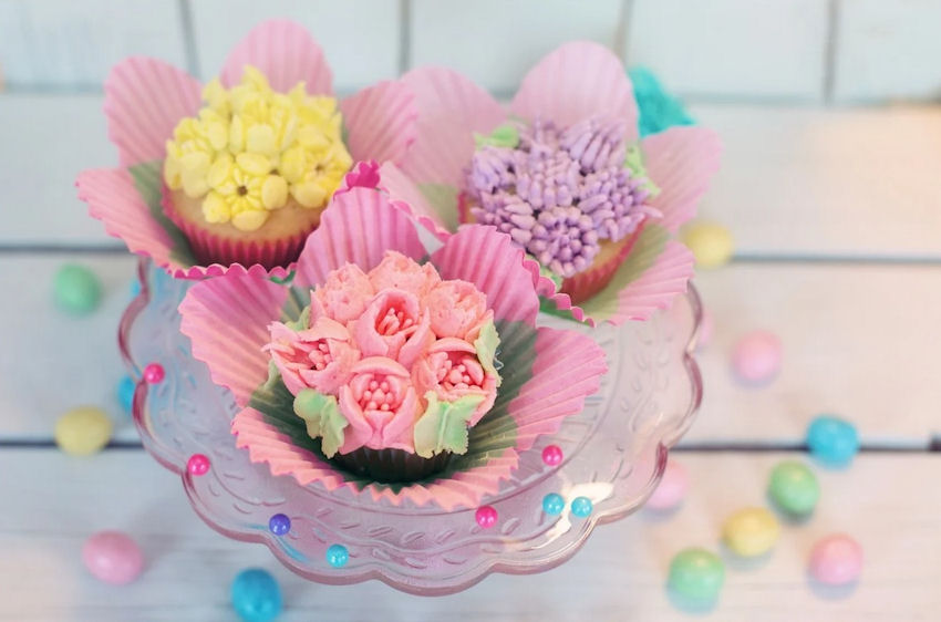 Floral Cupcakes