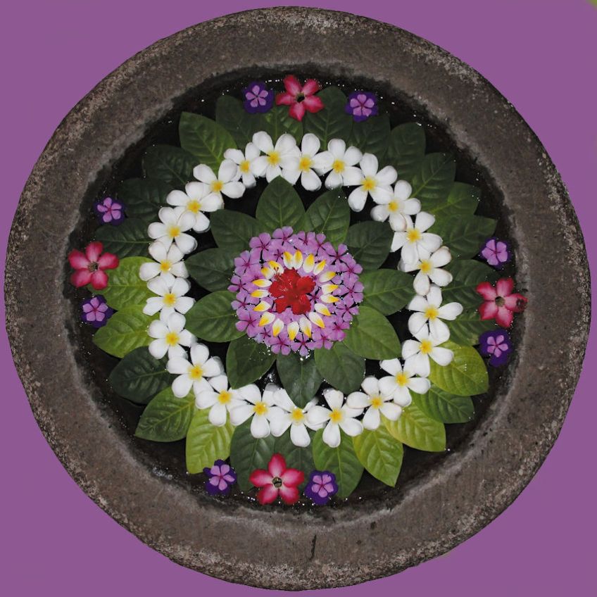 Container Bali Floating Flowers