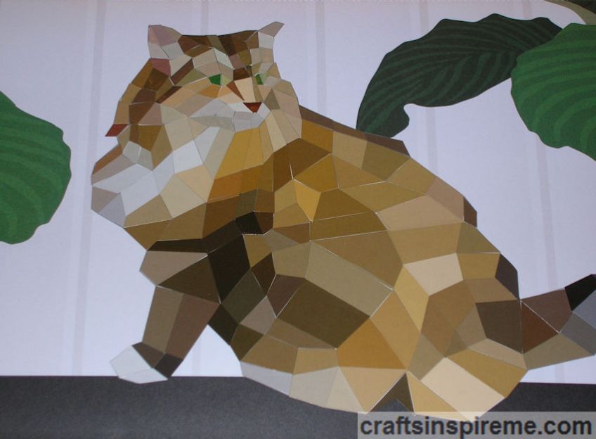 Paint by Sticker Cat