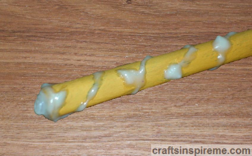 Close-up Hermione's wand