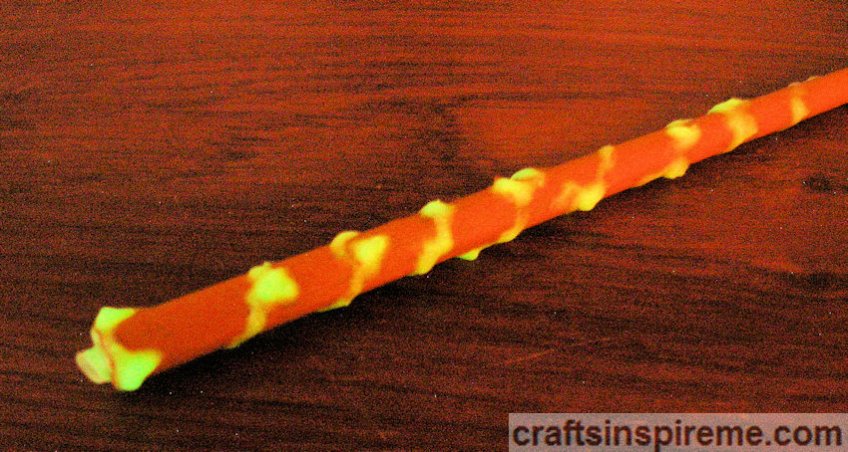 Wand glows in the dark