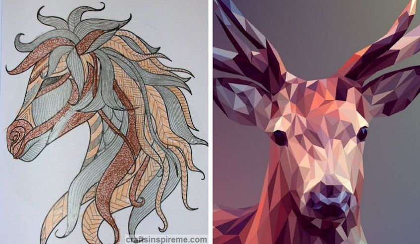 Coloring & Abstract Art