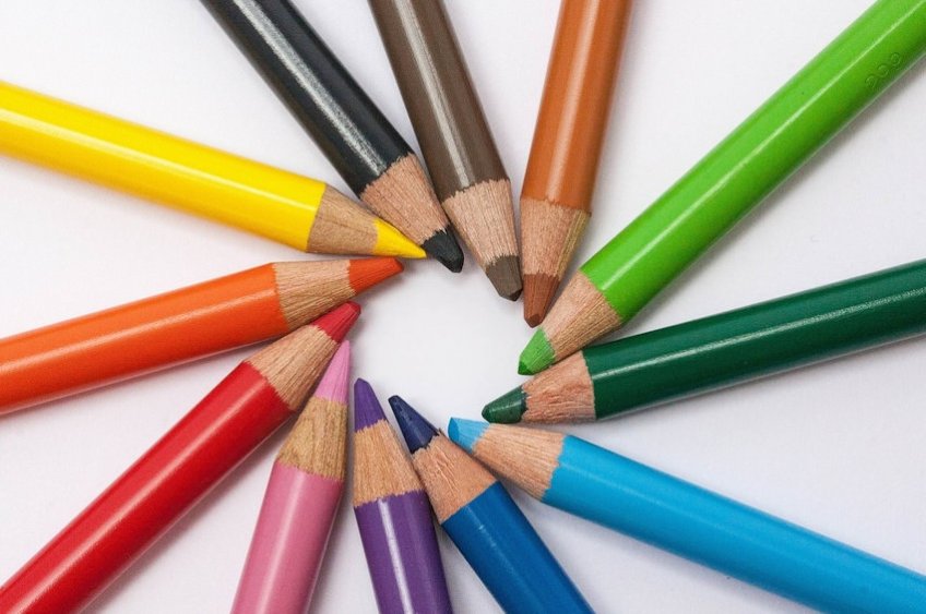 Colored Pencils Thick Core