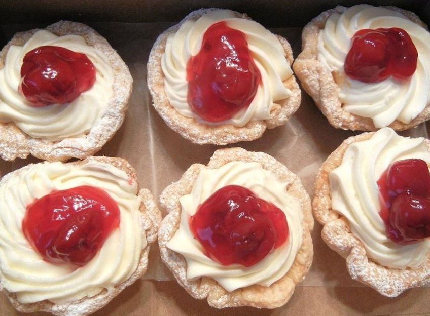 Cherry Cheese Tarts