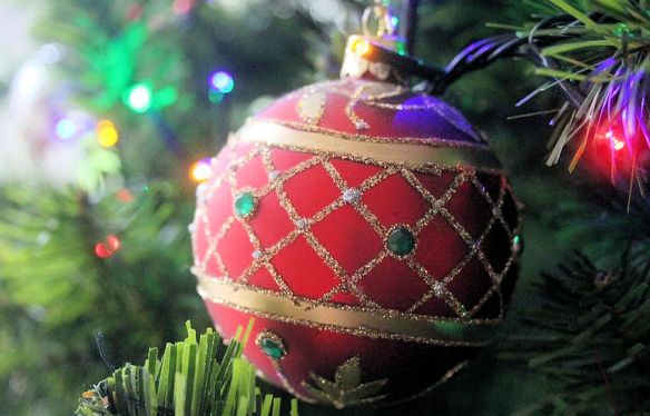 Red &amp; Gold Ornament