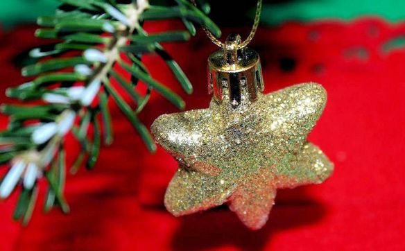 Gold Star Ornament