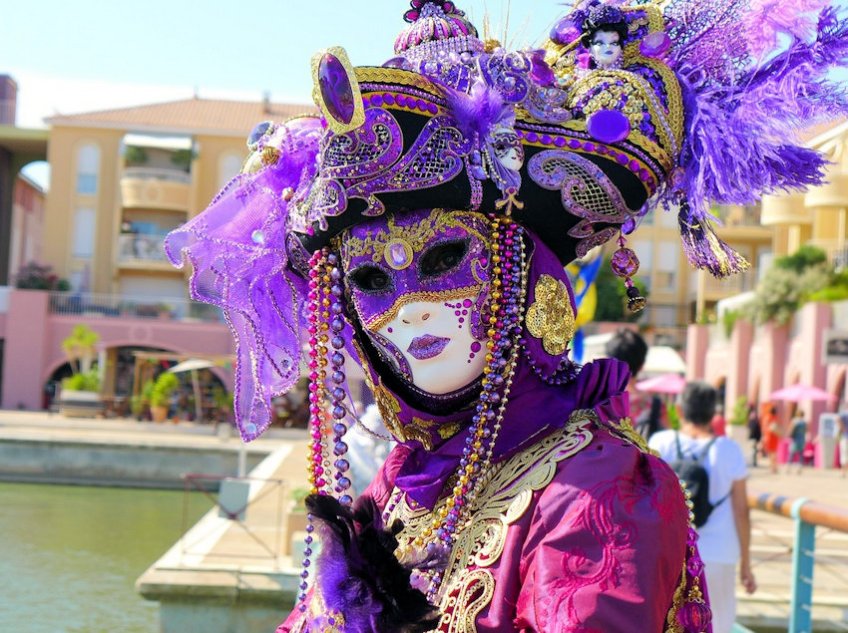 Purple & Gold Costume
