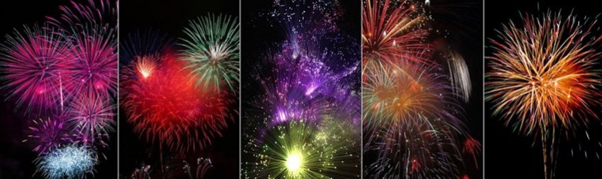 Fireworks Collage