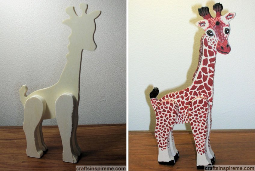 Before & After Giraffe